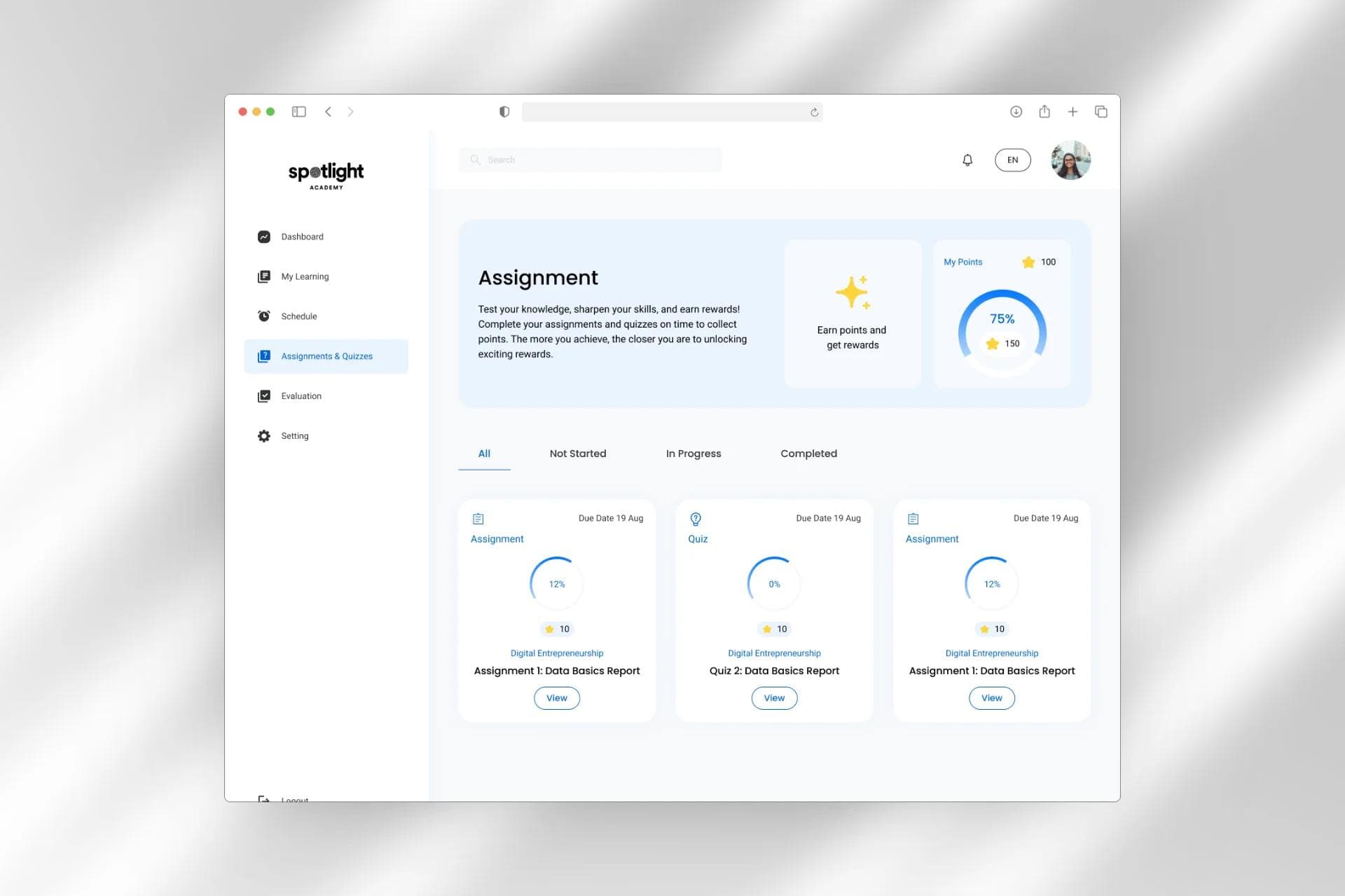 A Connected Digital Learning Environment